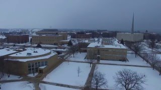 Gustavus Adolphus College January Aerial View [upl. by Kra]