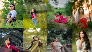 saree poses for photoshoot  photo poses in saree [upl. by Felice585]