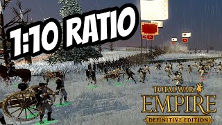 110 Loss Ratio  Epic Prussian Defence Against French  Empire Total War [upl. by Shwalb]