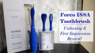 Foreo ISSA Toothbrush Unboxing amp First Impression Review [upl. by Aurelea846]