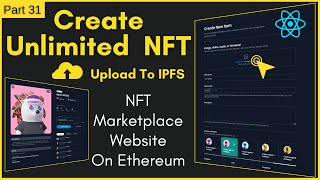 Create Unlimited NFTs  How To Create NFT And Upload To IPFS  Build NFT Marketplace Website nfts [upl. by Zetnod]