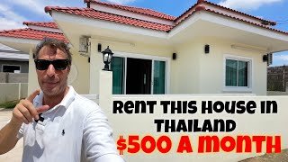 Rent a Brand New 3Bedroom House for Only 500 a Month in Hua Hin Thailand [upl. by Ahsaek]