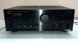 ONKYO INTEGRA A817XX Integrated Stereo Amplifier Dynamic power 142142 watt at 8 ohms [upl. by Adallard]