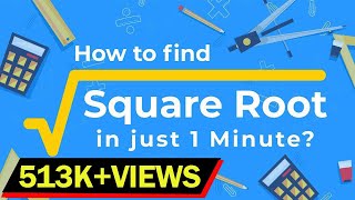 How to find Square Root of Perfect Square Number  Best Square Root Tricks  Math Tricks  Letstute [upl. by Atlanta]