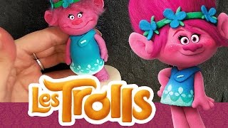 TUTO FIMO TROLLS DREAMWORKS Figurine Poppy   Poppy Trolls polymerclay inspired [upl. by Kirkwood]