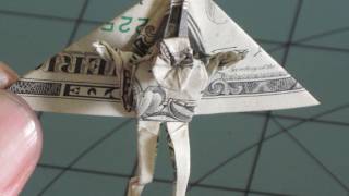 Dollar Origami Hang Glider Advanced Model [upl. by Kalb]