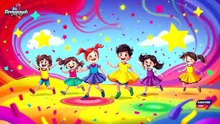 Dancing with Colors  nursery rhymes for kids [upl. by Sajovich]