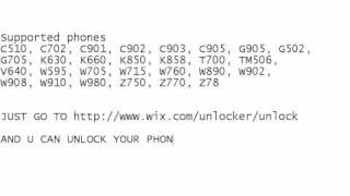 SONY ERICSSON C905 UNLOCKING [upl. by Kevin163]