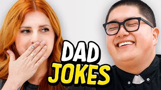 Dad Jokes  Dont laugh Challenge  Alan vs Chloe  Raise Your Spirits [upl. by Patterson]