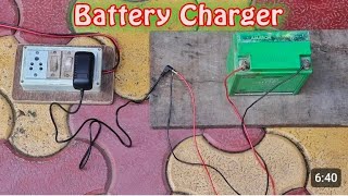 12 volt battery ko charge kaise karen 12 volt battery charger banaen [upl. by Mayman]