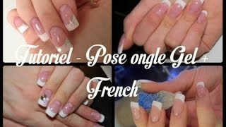 TUTORIEL  Pose Ongle Gel  French [upl. by Htiduj]