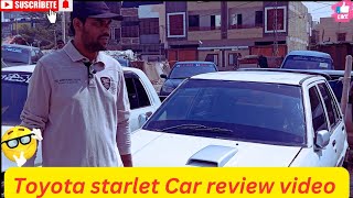 Toyota starlet Car review  Toyota starlet price amp model  Toyota starlet spaces feature reviews [upl. by Aillicec]