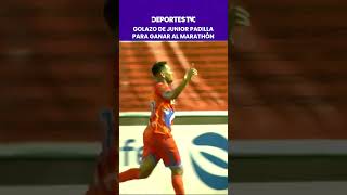 ¡Golazo de Junior Padilla Desde el filo del área Lobos abre el marcador ante Marathón en Choluteca [upl. by Irneh118]