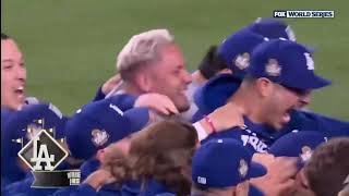 The Los Angeles Dodgers win the 2024 World Series Final strike Game 5 [upl. by Arayt366]