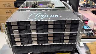 STORAGE ISILON NL400  UPGRADE  1 Parte [upl. by Eliezer293]