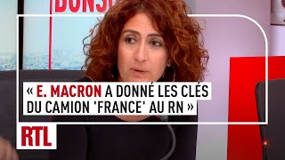 quotEmmanuel Macron a donné les clés du camion France au Rassemblement Nationalquot [upl. by Elaweda440]