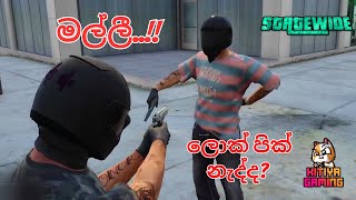 GTA 5  Funny hostage taking  මල්ලී ලොක් පික් නැද්ද 😂 [upl. by Mazman]