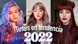 LAS TENDENCIAS DE COLOR 2022 🔥🍒 CABELLO [upl. by Notselrahc]