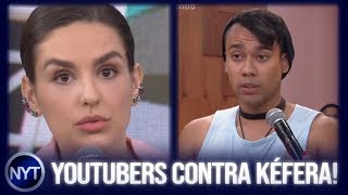 Kéfera é DETONADA por YouTubers após tentar LACRAR no Encontro com Fátima Bernardes [upl. by Ketty]