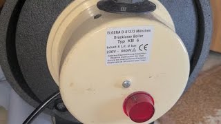 Trigano Silver 380 water heater issues Elgena 6L water heater [upl. by Eremihc]