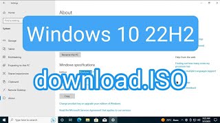 download windows 10 iso version 22h2 ปี2023 [upl. by Rialcnis]