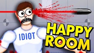 Happy Room  BRUTALLY DAMAGE THE RAGDOLL GUY IN THE ROOM Happy Room Gameplay [upl. by Elberfeld46]