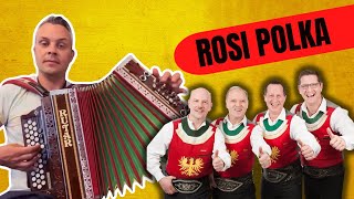 ROSI POLKA  HARMONIKA  SPLETNO UČENJEONLINE  BUTTON BOX VILI MARINŠEK [upl. by Coretta]