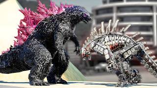 GODZILLA 2024 VS MECHA GODZILLA 2021  Jurassic World Evolution Monsterverse Mods [upl. by Mellitz564]