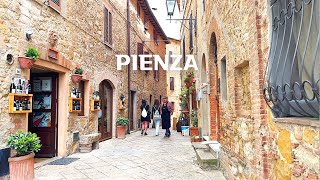 4K🇮🇹 Walking Tour of Pienza Italy Lovely Tuscan Village Listed as a World Heritage Site💗 2023 [upl. by Mcneil]