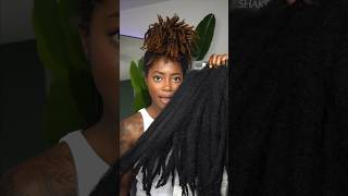 Marley Twists over my Microlocs 😍 [upl. by Matthias]