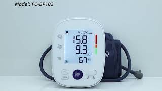 Wholesales LCD Electronic Blood Pressure Monitor Factory Price China Finicare [upl. by Ponzo]