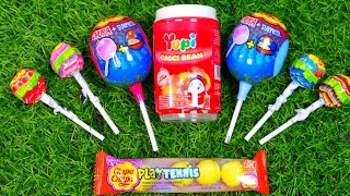 Lollipops Unpacking ASMR 🍭 Learn Colors with Chupa Chups Surprise and Sweets  Lots of Candies [upl. by Syck]