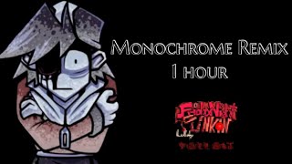 Monochrome Remix Song 1 hour FNF vs Mount Silver [upl. by Akimahc]