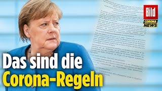 Kanzlerin Merkel erklärt die neuen Regeln zum Schutz vor dem Coronavirus  Das komplette Statement [upl. by Aratas]