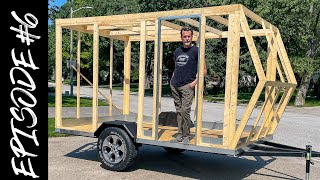 How to Build a Travel Trailer  DIY Guide to Installing the Floor and Framing [upl. by Ahsead]