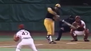 Willie Stargell • SlowMotion Swing [upl. by Scherle857]