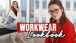 Workwear Lookbook  Office Outfit Inspiration [upl. by Bellis173]