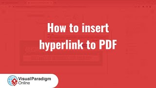 How to Insert Hyperlink to PDF [upl. by Reinke]