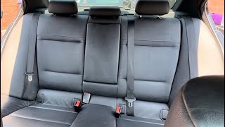 BMW E90 Rear folding seats retrofit install removal lci and prelci 3 series saloon [upl. by Alaj]