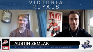 WHL Future Stars Austin Zemlak Victoria Royals [upl. by Aara]