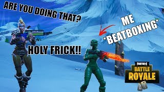 Beatbox random duos in Fortnite 3  quotAre you Codfishquot [upl. by Ofori]