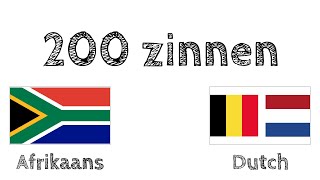 200 zinnen  Afrikaans  Nederlands [upl. by Eugenie]