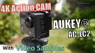 Aukey ACLC2 Review 4K Action CAM  Test  Handson Video Samples deutsch [upl. by Dier]