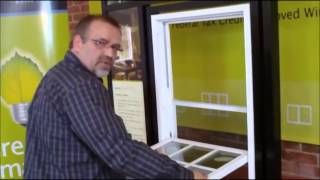 How to remove sash glass from a Vinyl Replacement Double Hung or Single Hung Window [upl. by Erasmus]