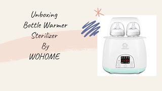 Bottle Warmer Sterilizer by WOHOME 5in1 Baby Bottle Warmer with Rapid Heating Warm Milk Formula [upl. by Cece]