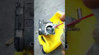 Throttle body cleaning automobile mechanic [upl. by Annahsohs91]