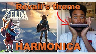 Harmonica Revalis Theme  The Legend of Zelda Breath of the Wild OST  TABS v1 [upl. by Annaoi]