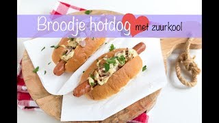 Broodje hotdog met zuurkool  KEUKEN❤️LIEFDE [upl. by Georgie428]