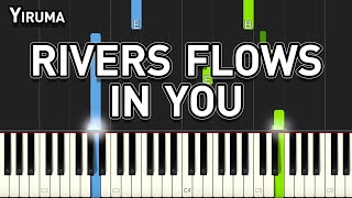 Yiruma  Rivers Flows in you  Easy Piano Tutorial [upl. by Naamana178]