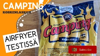 Airfryer camping koskenlaskija [upl. by Enomas]